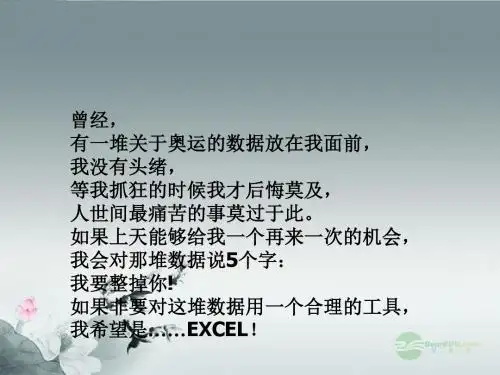 北师大附中八年级信息技术《421 表格数据的处理》课件 人教新课标版