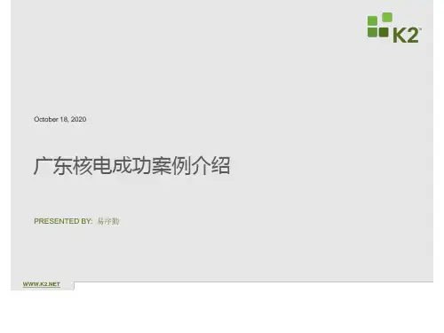 广东核电案例介绍