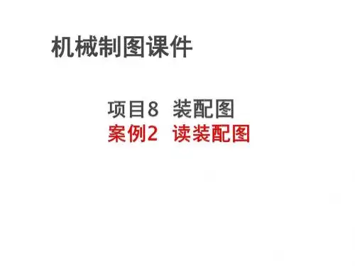 机械制图8-2 读装配图