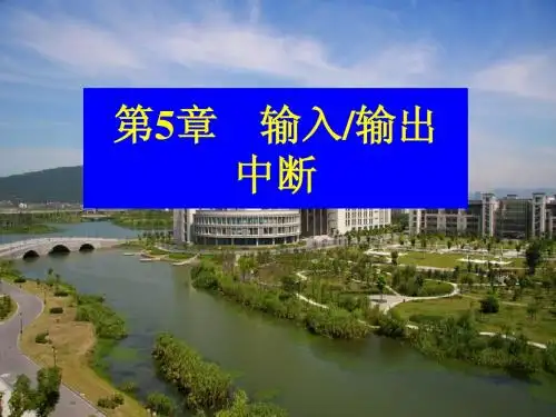 第五章 单片机 输入输出 中断