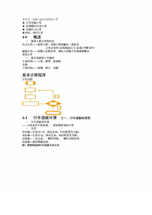 混凝土简支梁桥的计算