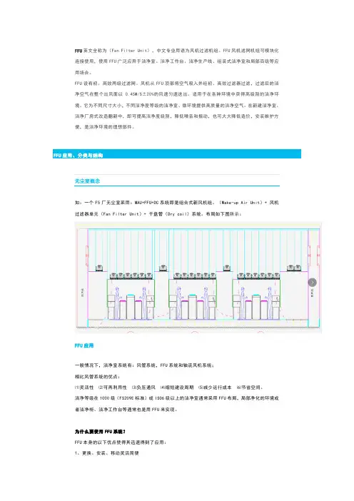 FFU技术规格及安装注意事项