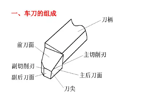 车刀的主要角度