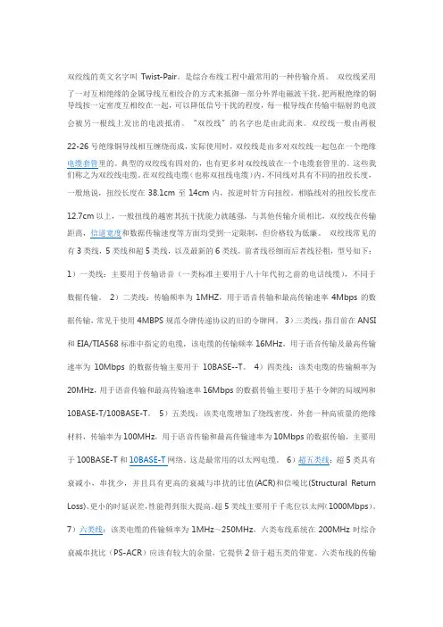 1类-6类线区别