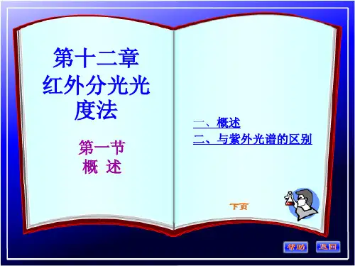 药物分析 第12章 红外吸收光谱法