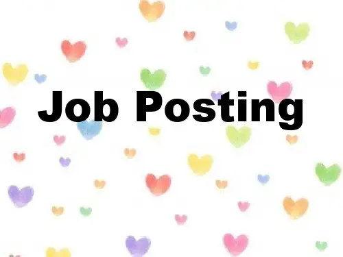 Job Posting