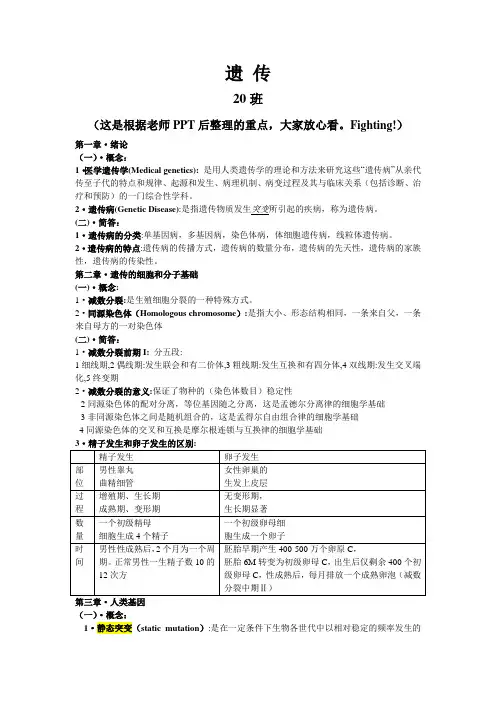遗传(1)