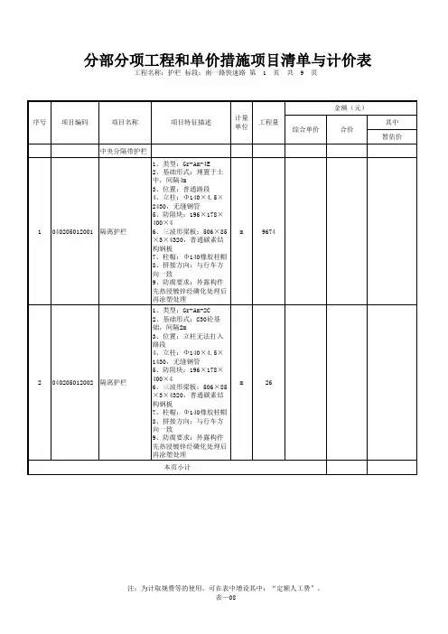 护栏