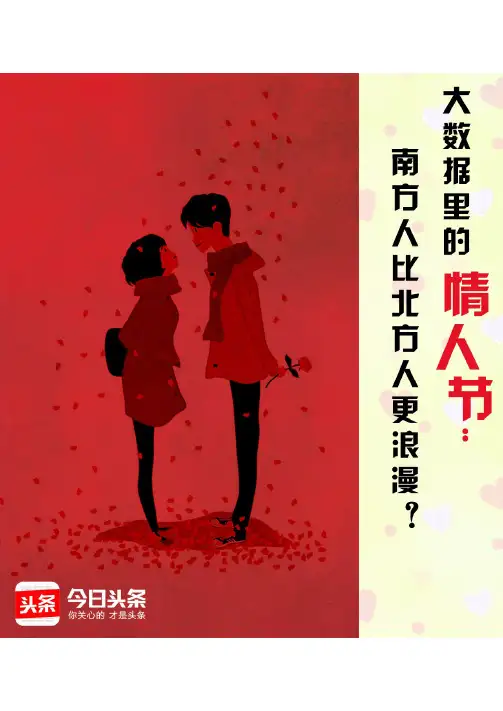 大数据里的情人节:南方人比北方人更浪漫?
