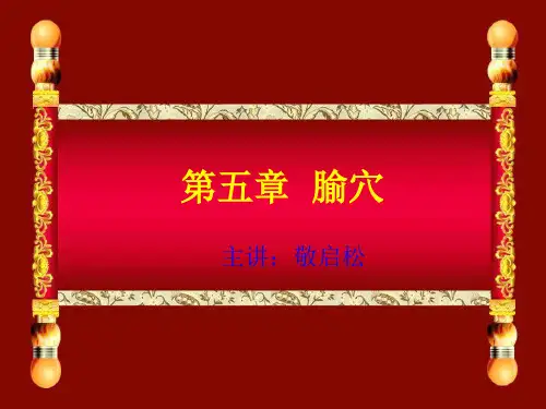 第五章  腧穴