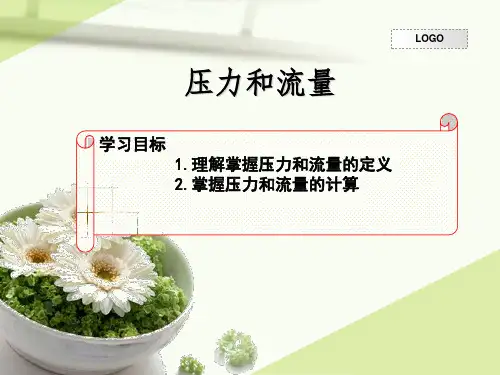 第二讲 流体力学的基本知识
