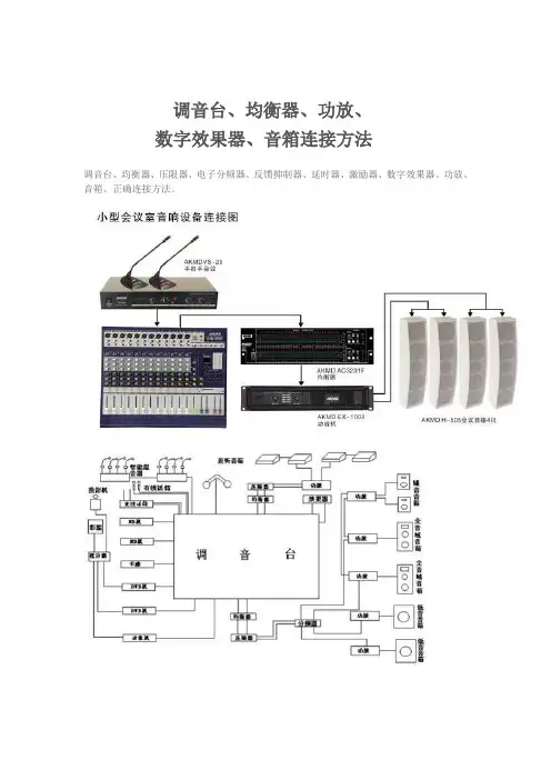 扩声系统连接方法