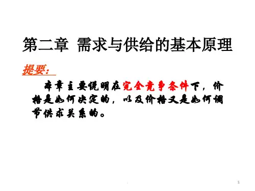 供求均衡价格理论PPT课件