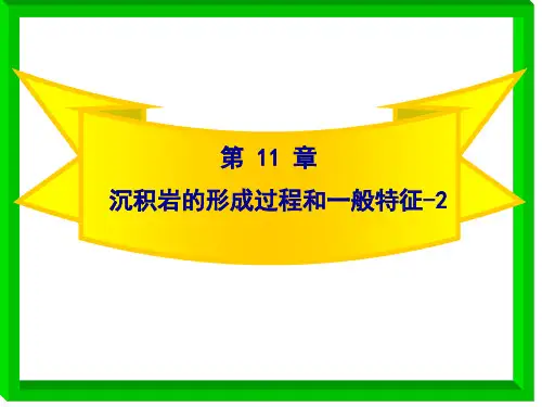 沉积岩的形成过程和一般特征
