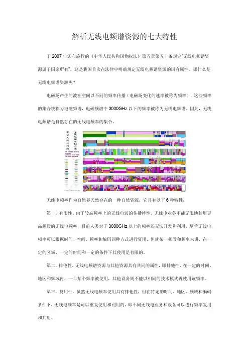 解析无线电频谱资源的七大特性