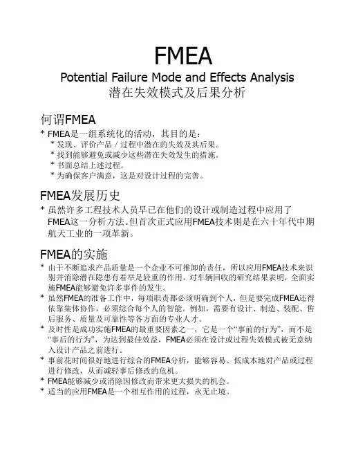 FMEA资料讲解