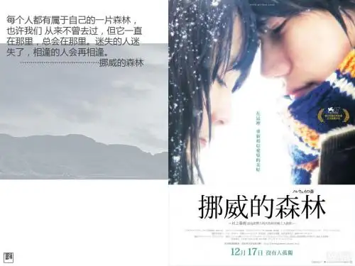 挪威的森林 顾诚灏