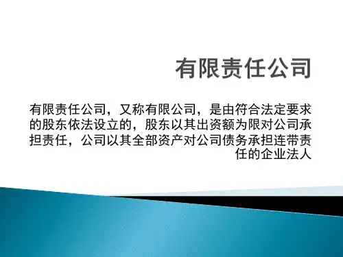 有限责任公司