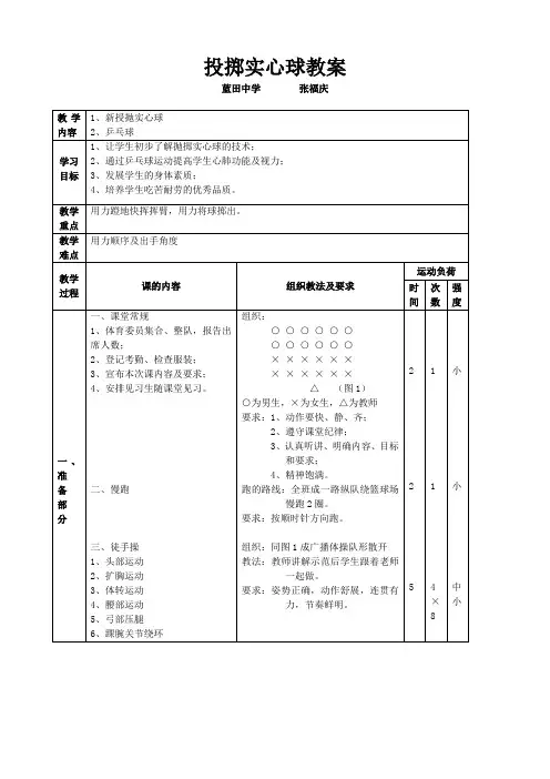 投掷实心球教1