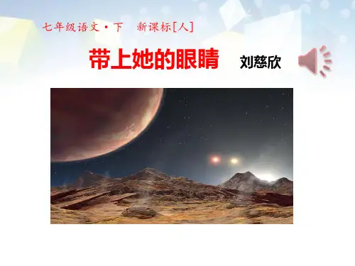 《带上她的眼睛》PPT 图文