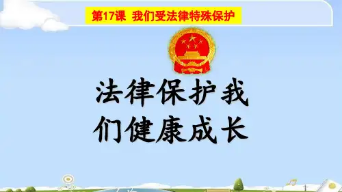 我们受法律特殊保护ppt优秀课件2
