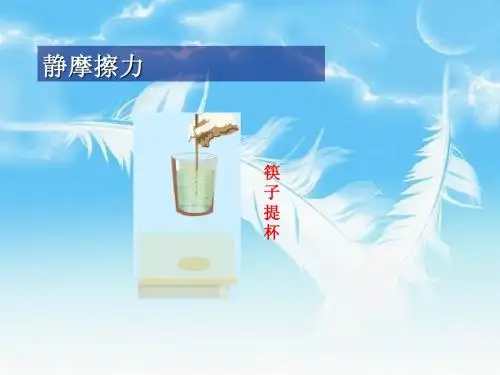 摩擦力(静摩擦)