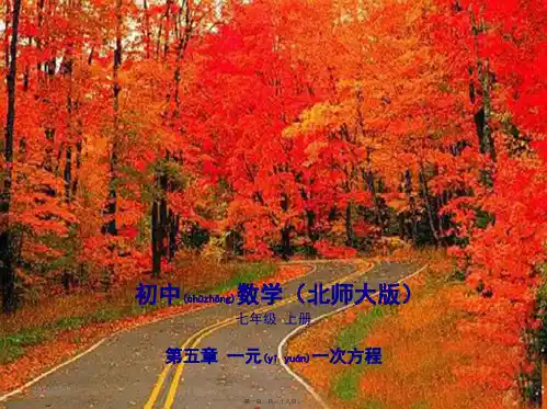 七年级数学上册 第五章 一元一次方程 6 应用一元一次方程—追赶小明课件