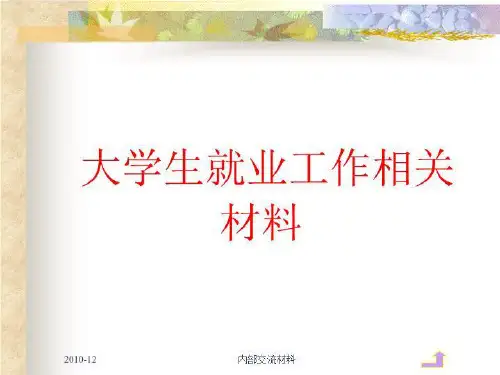 大学生就业工作相关
