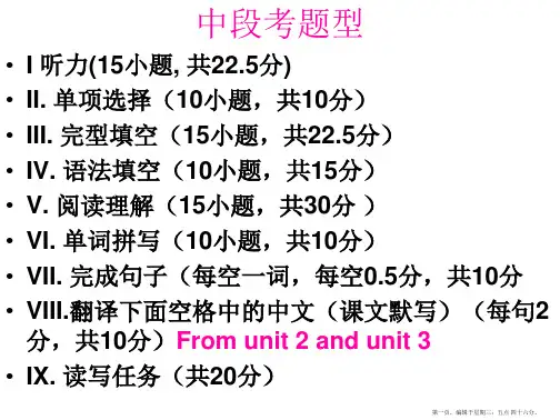 高二英语必修五复习资料