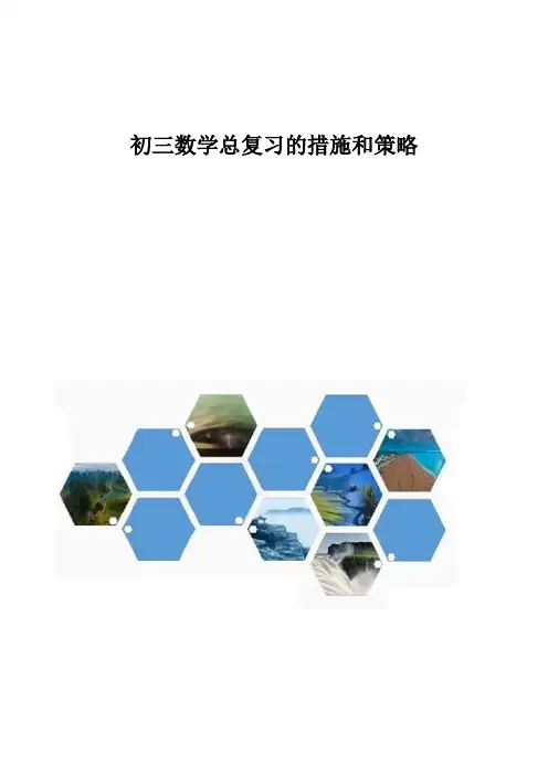 初三数学总复习的措施和策略