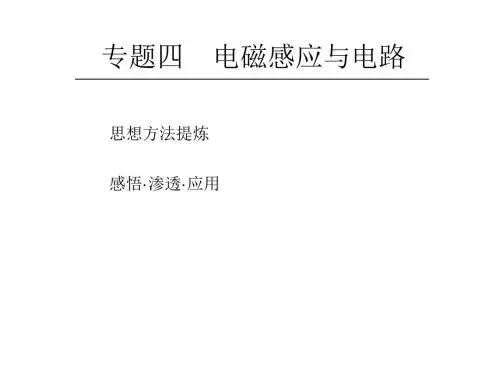 高三物理电磁感应与电路1