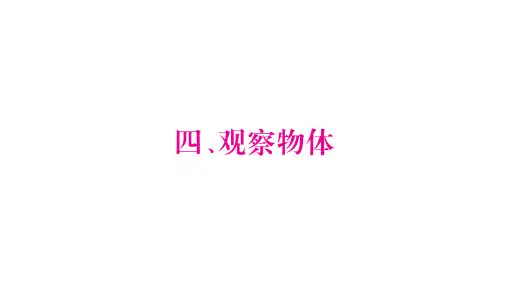 四年级下册数学作业课件-4.观察物体 北师大版(共58张PPT)