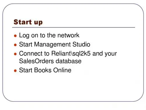 Start up