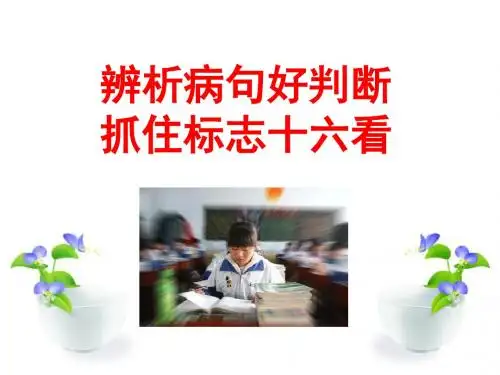 辨析病句9看