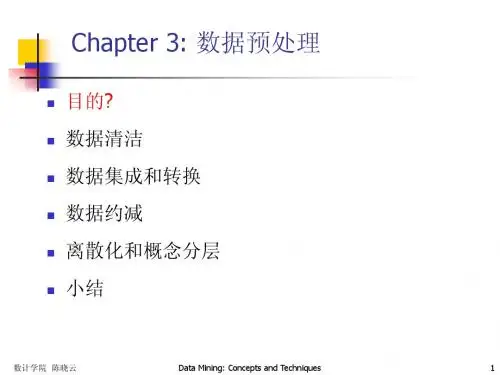 Chapter 3- Data Preprocessing