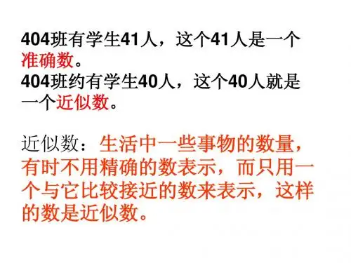 近似数