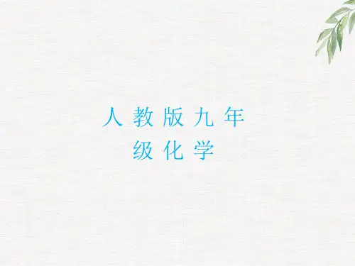 (人教九年级化学)实验活动8-粗盐中难溶性杂质的去除