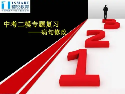 中考二模病句修改专题复习PPT