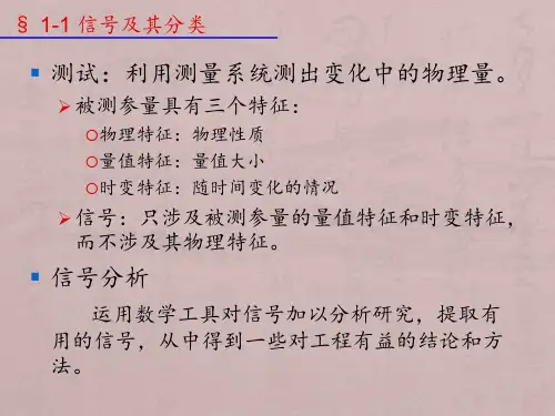 第一章 信号及其频谱分析