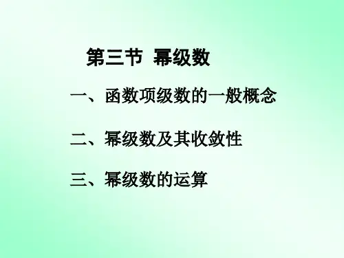 11-3幂级数