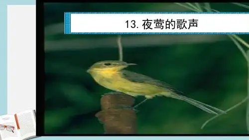 人教版四年级语文下册13.《夜莺的歌声》ppt课件