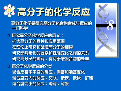 高分子的化学反应大全