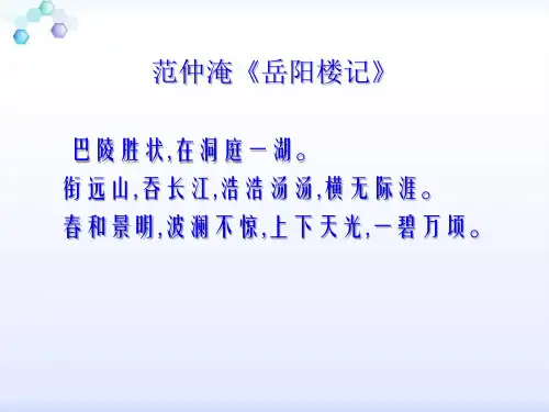 优质课程《念奴娇.过洞庭》