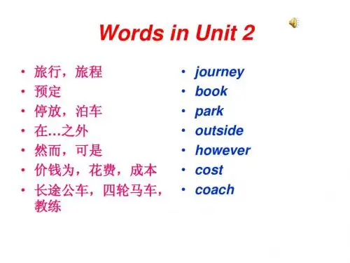 新外研版八年级上册M4U2What is the best way to travel阅读课上课课件