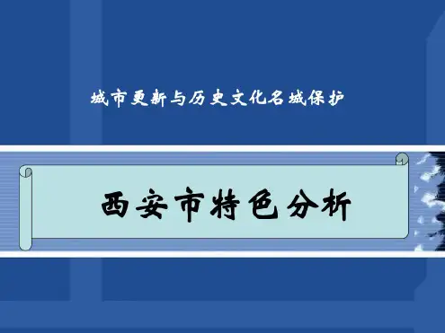 西安市特色分析