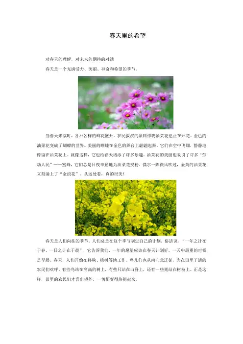 春天里的希望