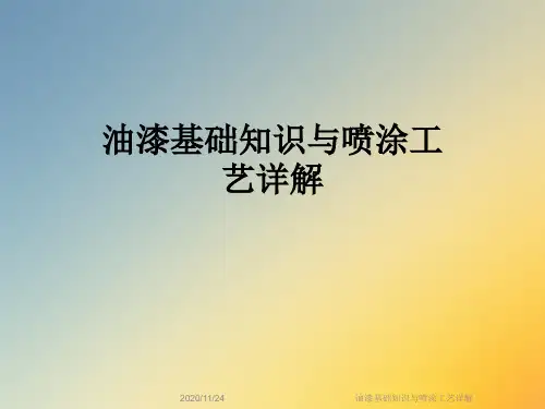 油漆基础知识与喷涂工艺详解