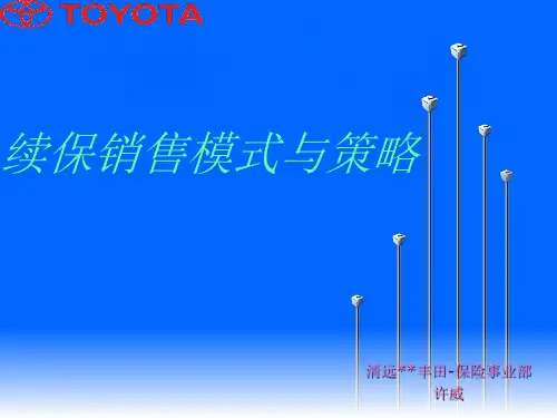 续保销售模式与策略