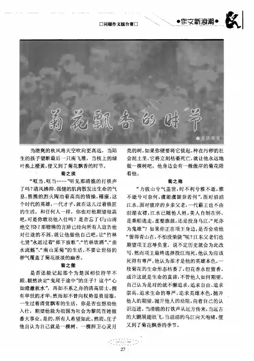 菊花飘香的时节 2