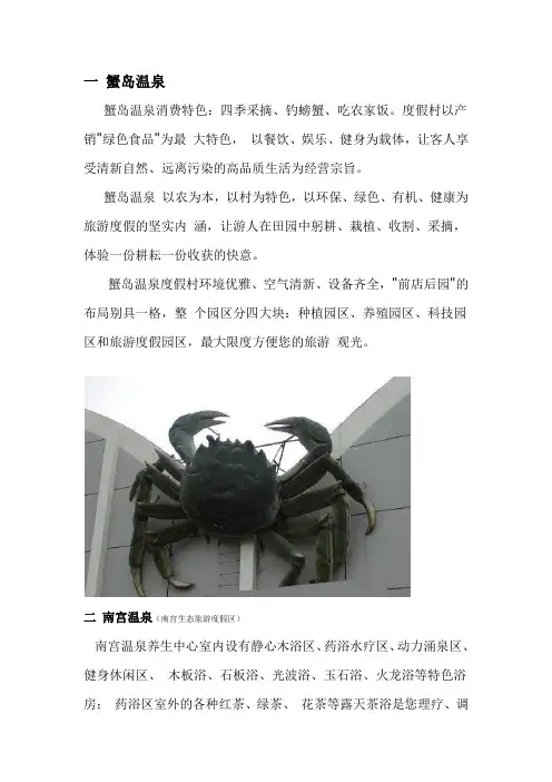 温泉项目案例